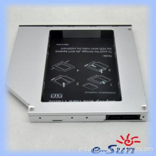 2.5 inch second hard disk drive / solid state drive box, 2nd HDD Case